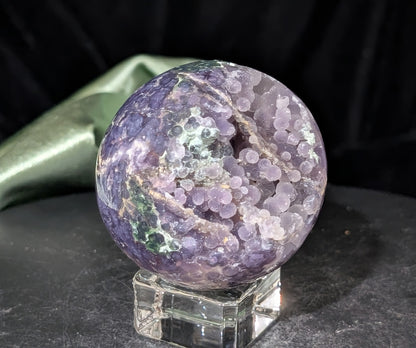 Sparkly Grape Agate Sphere