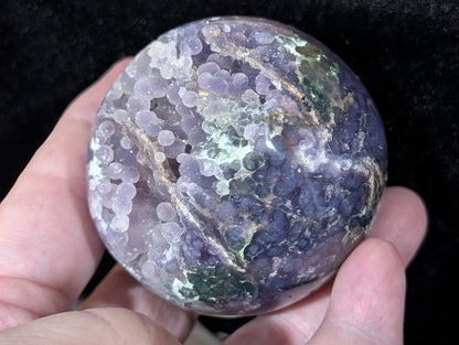 Sparkly Grape Agate Sphere