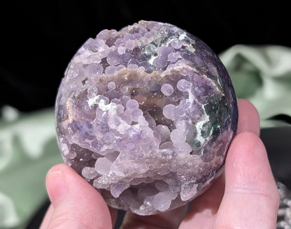 Sparkly Grape Agate Sphere