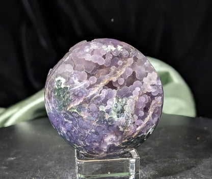 Sparkly Grape Agate Sphere
