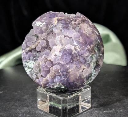 Sparkly Grape Agate Sphere