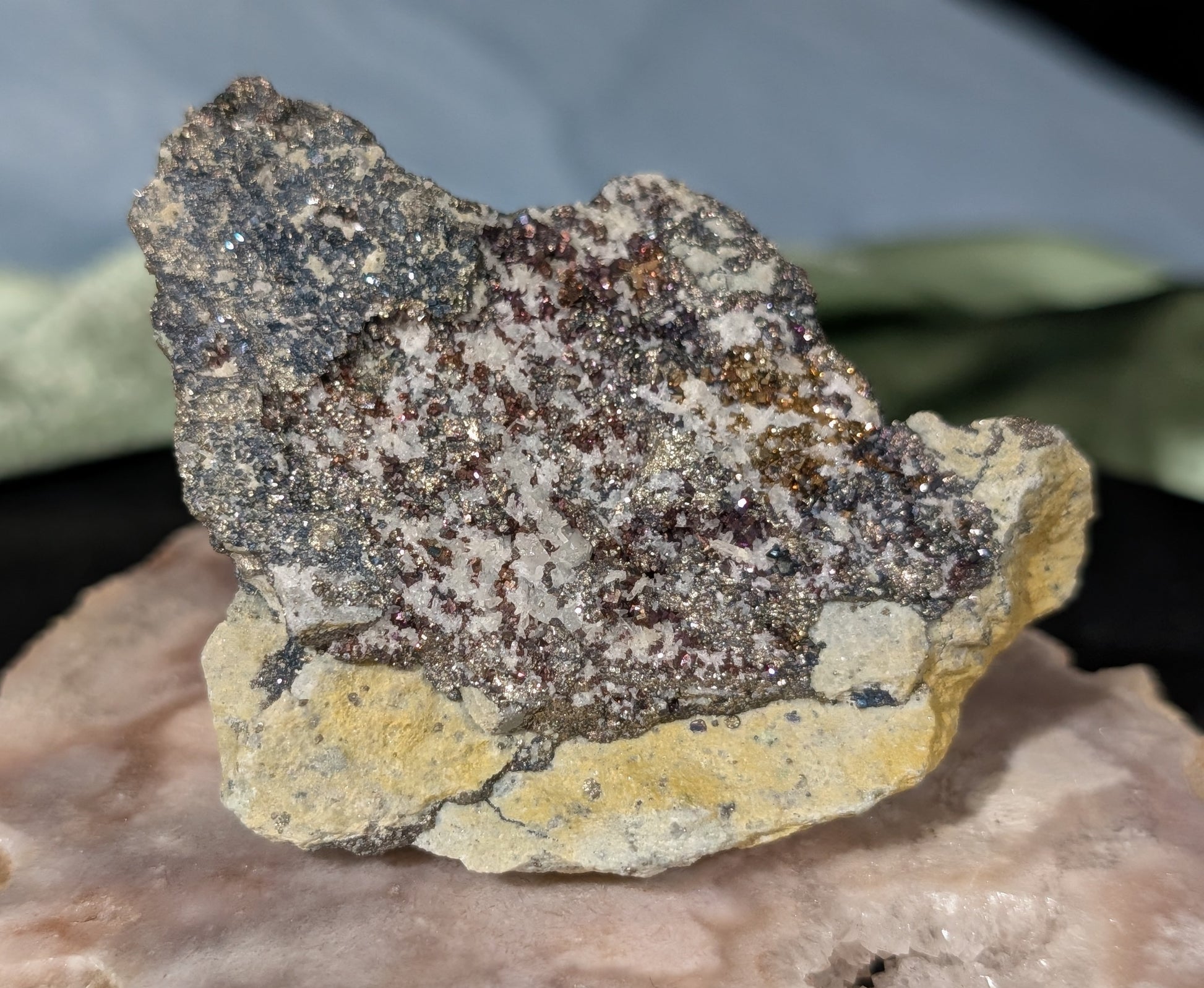Sparkly Raw Chalcopyrite Specimen