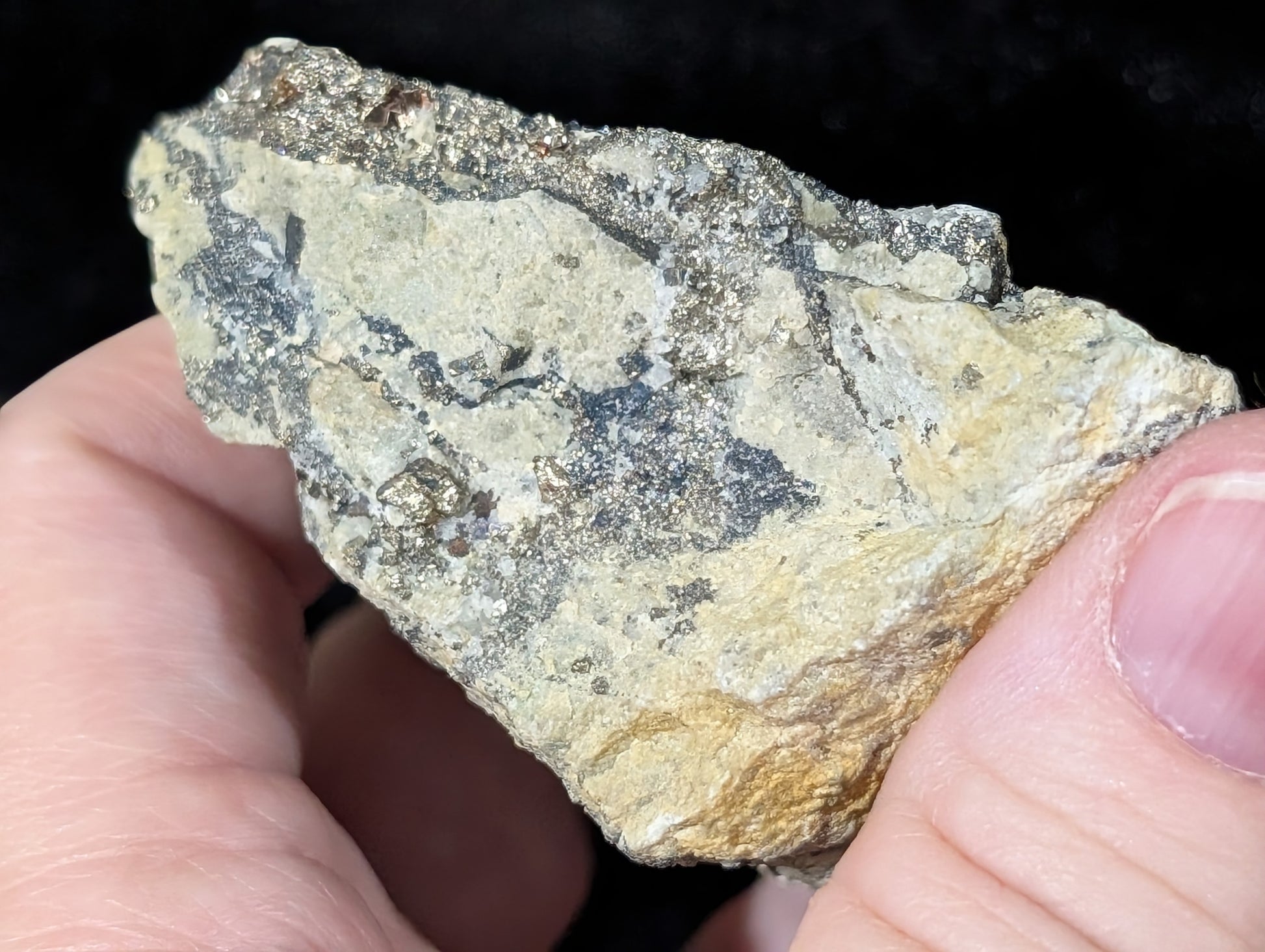 Sparkly Raw Chalcopyrite Specimen