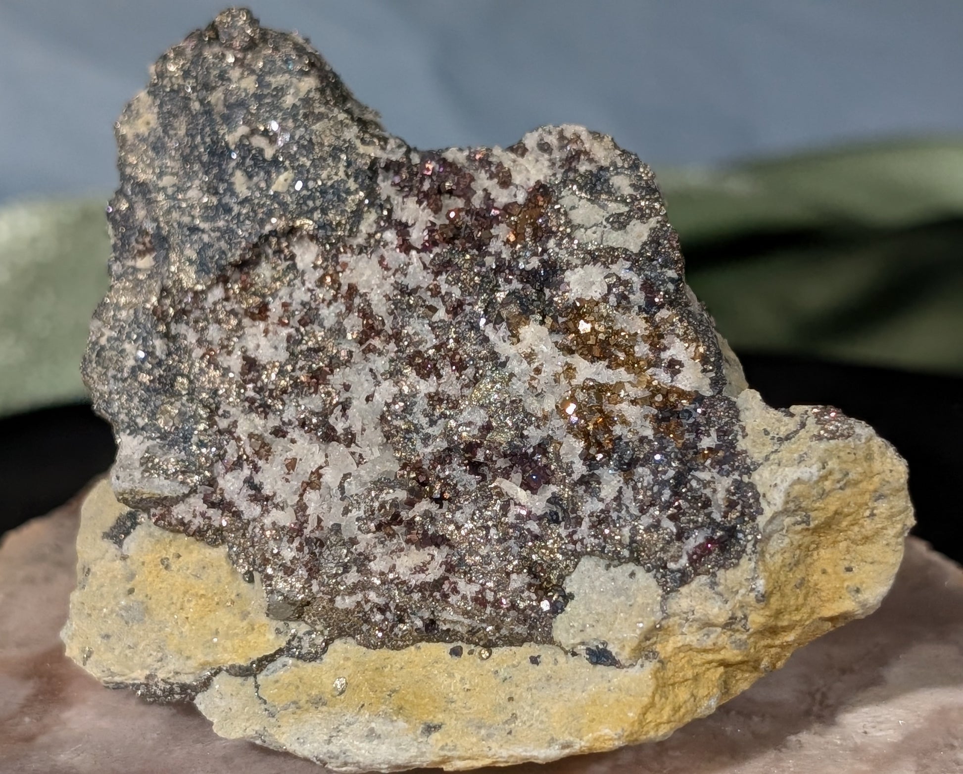 Sparkly Raw Chalcopyrite Specimen
