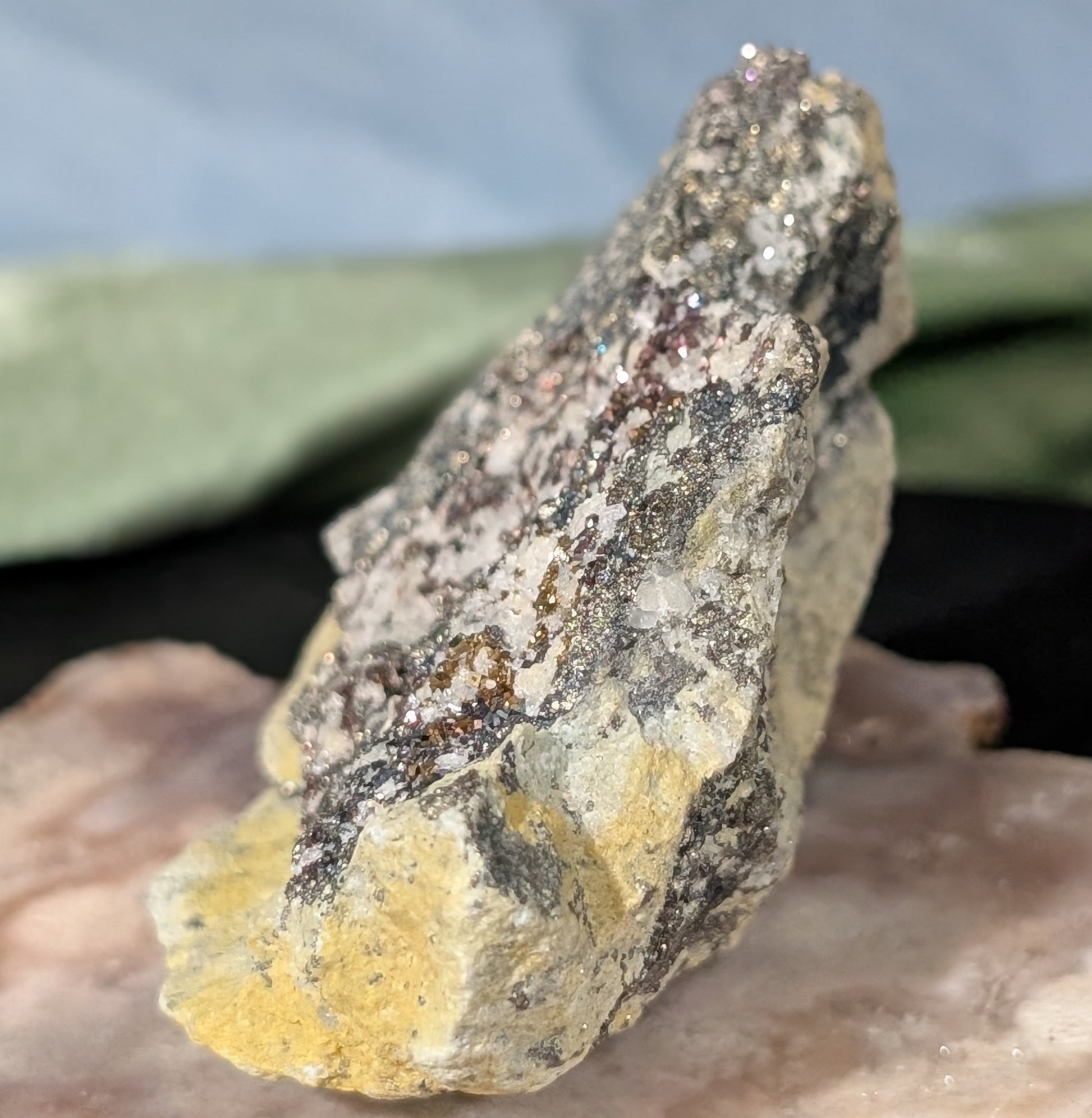 Sparkly Raw Chalcopyrite Specimen