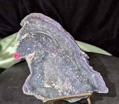 Sparkly Raw Edge Grape Agate Slab