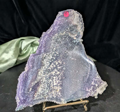 Sparkly Raw Edge Grape Agate Slab