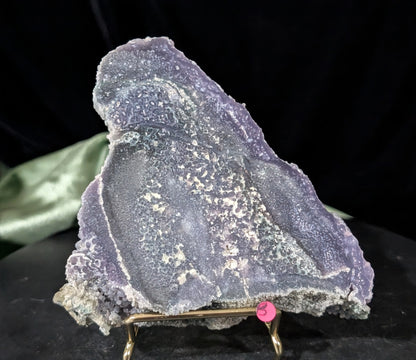 Sparkly Raw Edge Grape Agate Slab