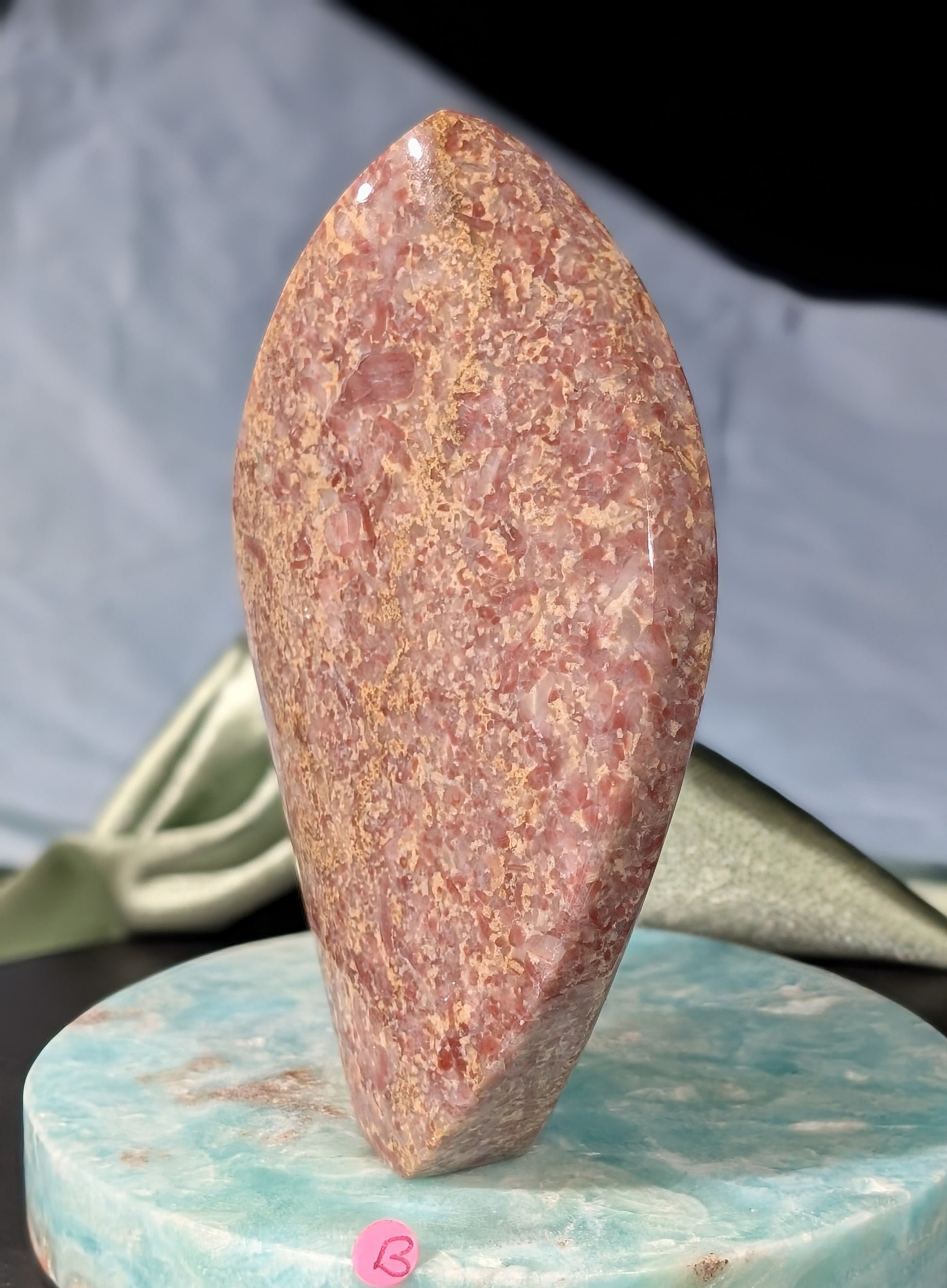 Strawberry Jasper Flame
