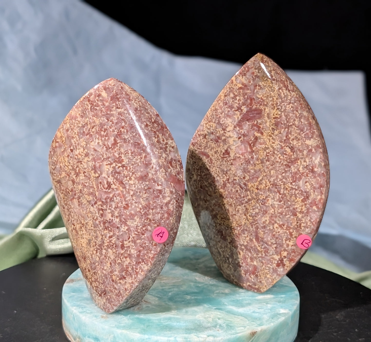 Strawberry Jasper Flames