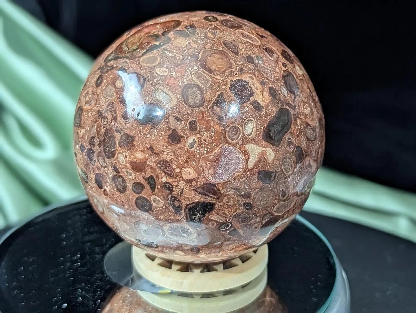 Strawberry Jasper Sphere