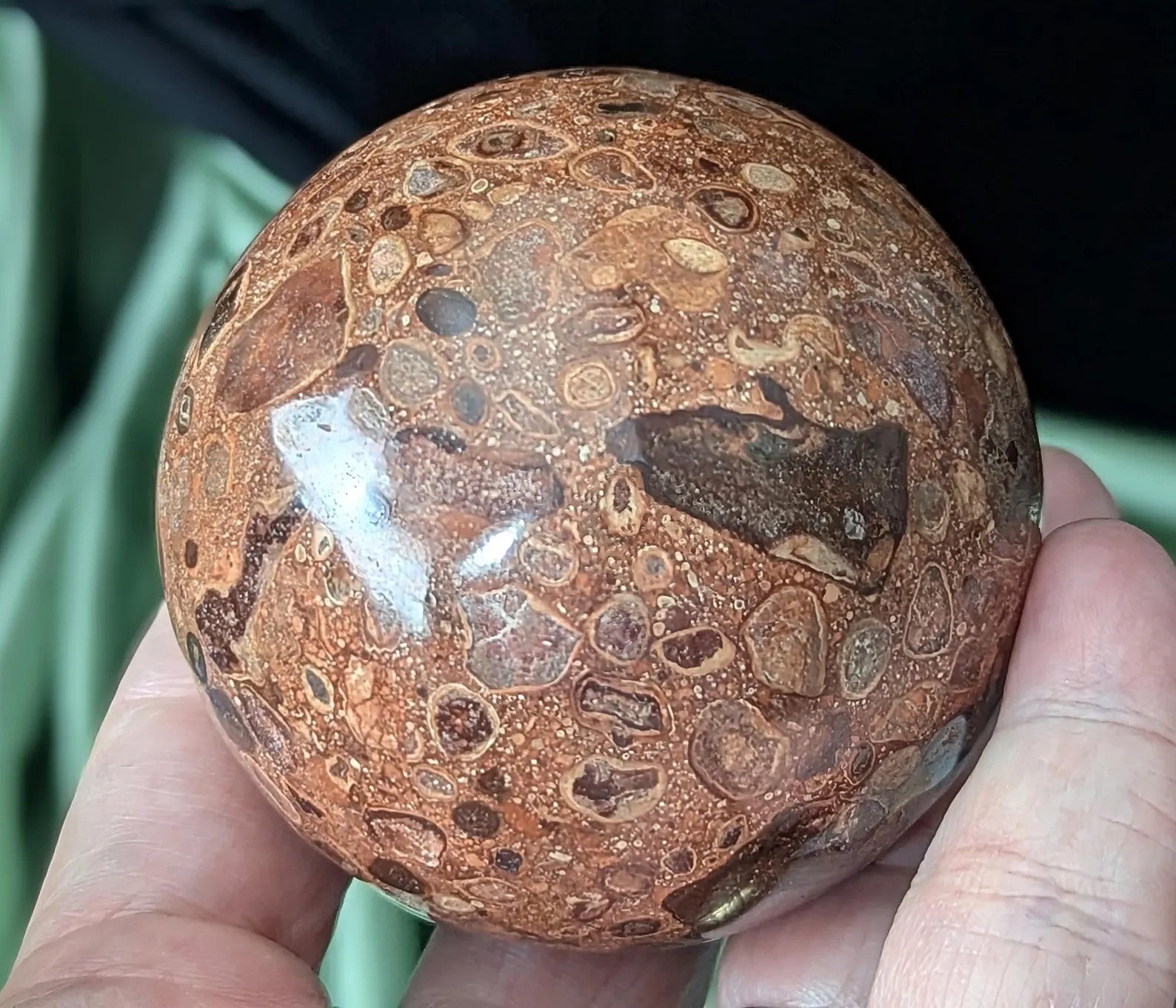 Strawberry Jasper Sphere