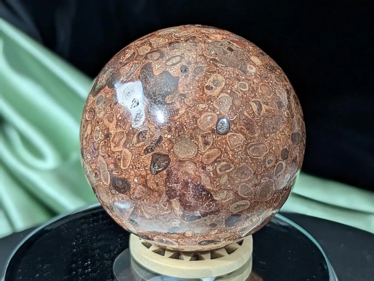 Strawberry Jasper Sphere