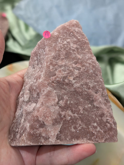 Strawberry Quartz Cut Base Freeform