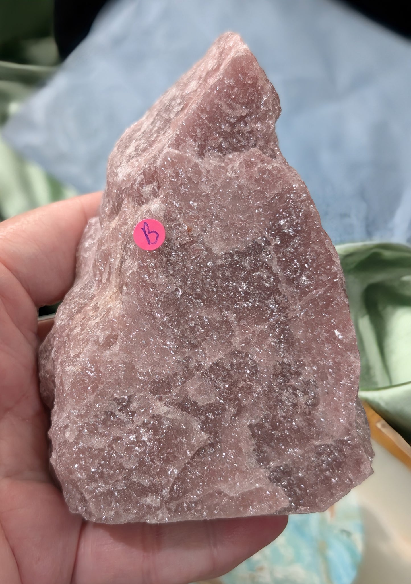Strawberry Quartz Cut Base Freeform