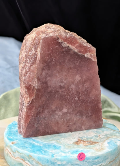 Strawberry Quartz Cut Base Freeform