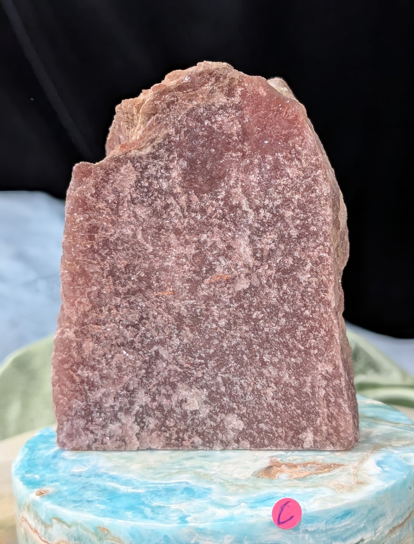 Strawberry Quartz Cut Base Freeform
