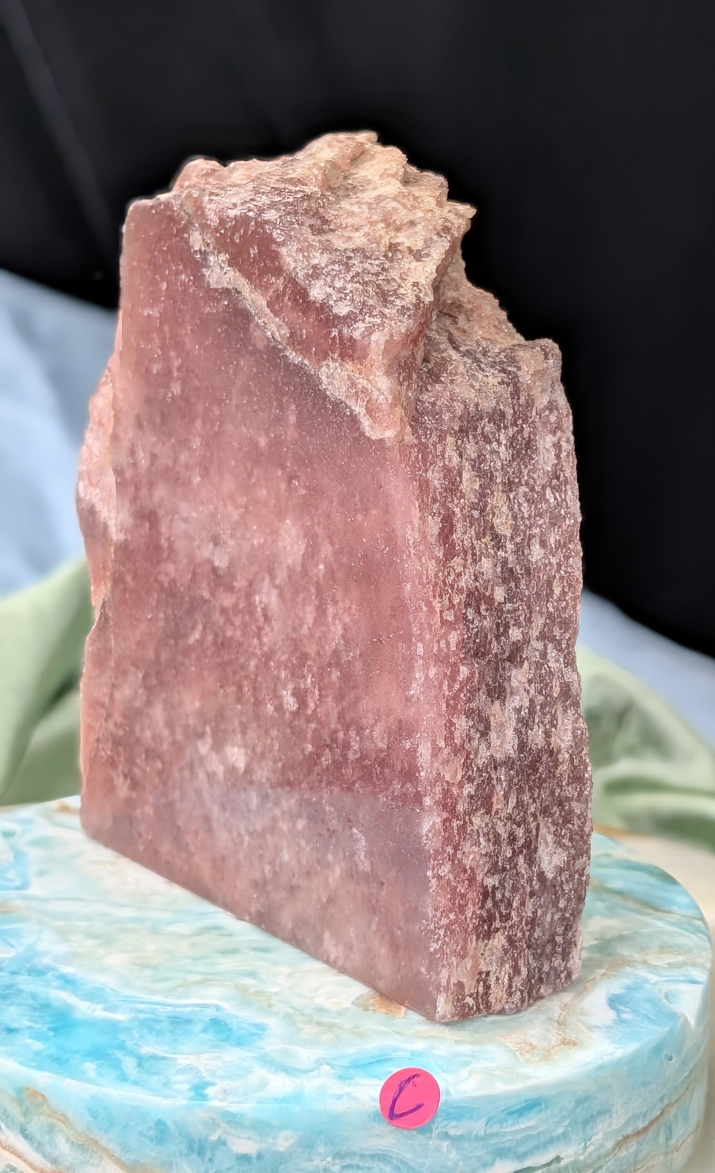 Strawberry Quartz Cut Base Freeform