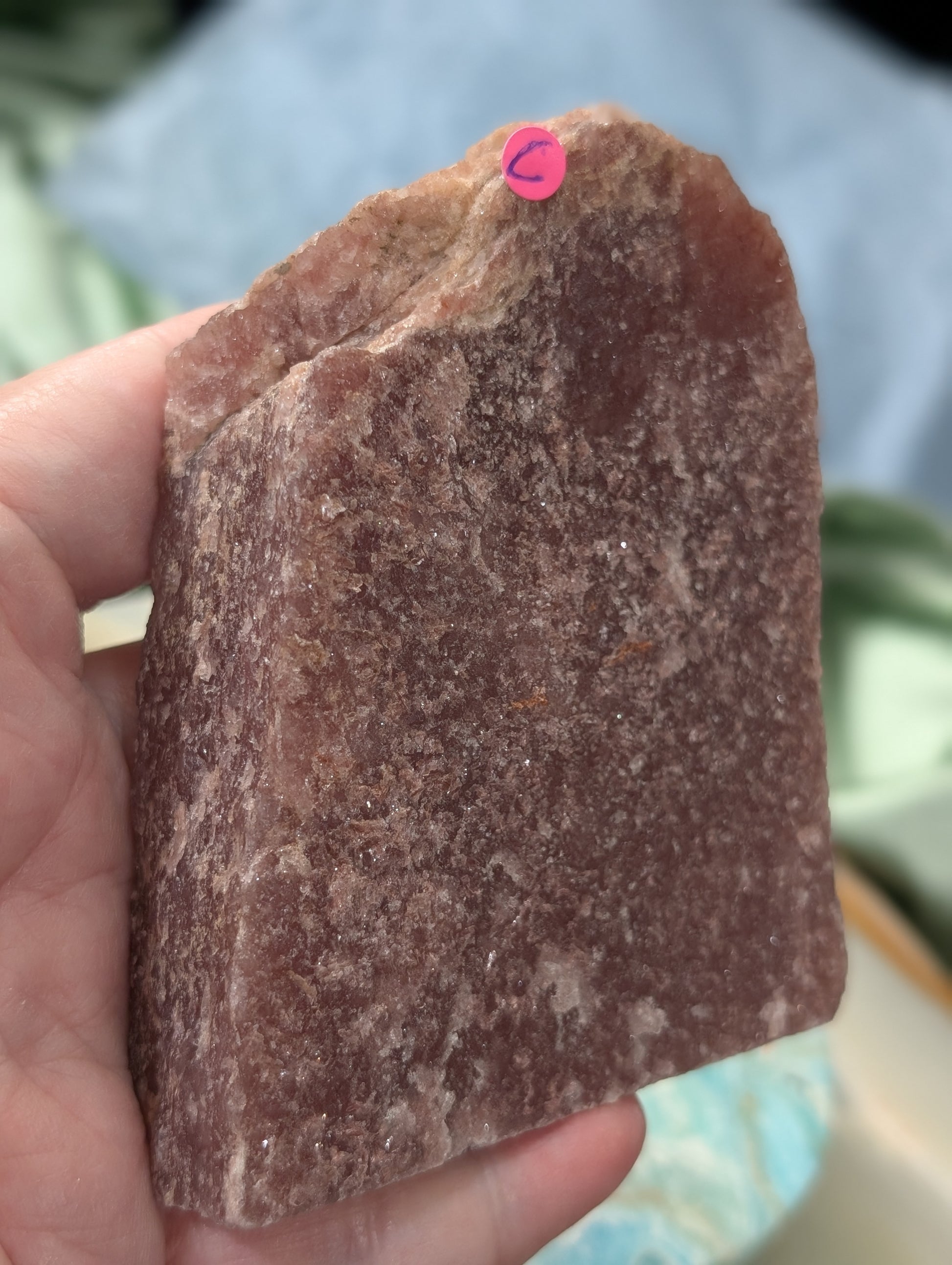 Strawberry Quartz Cut Base Freeform