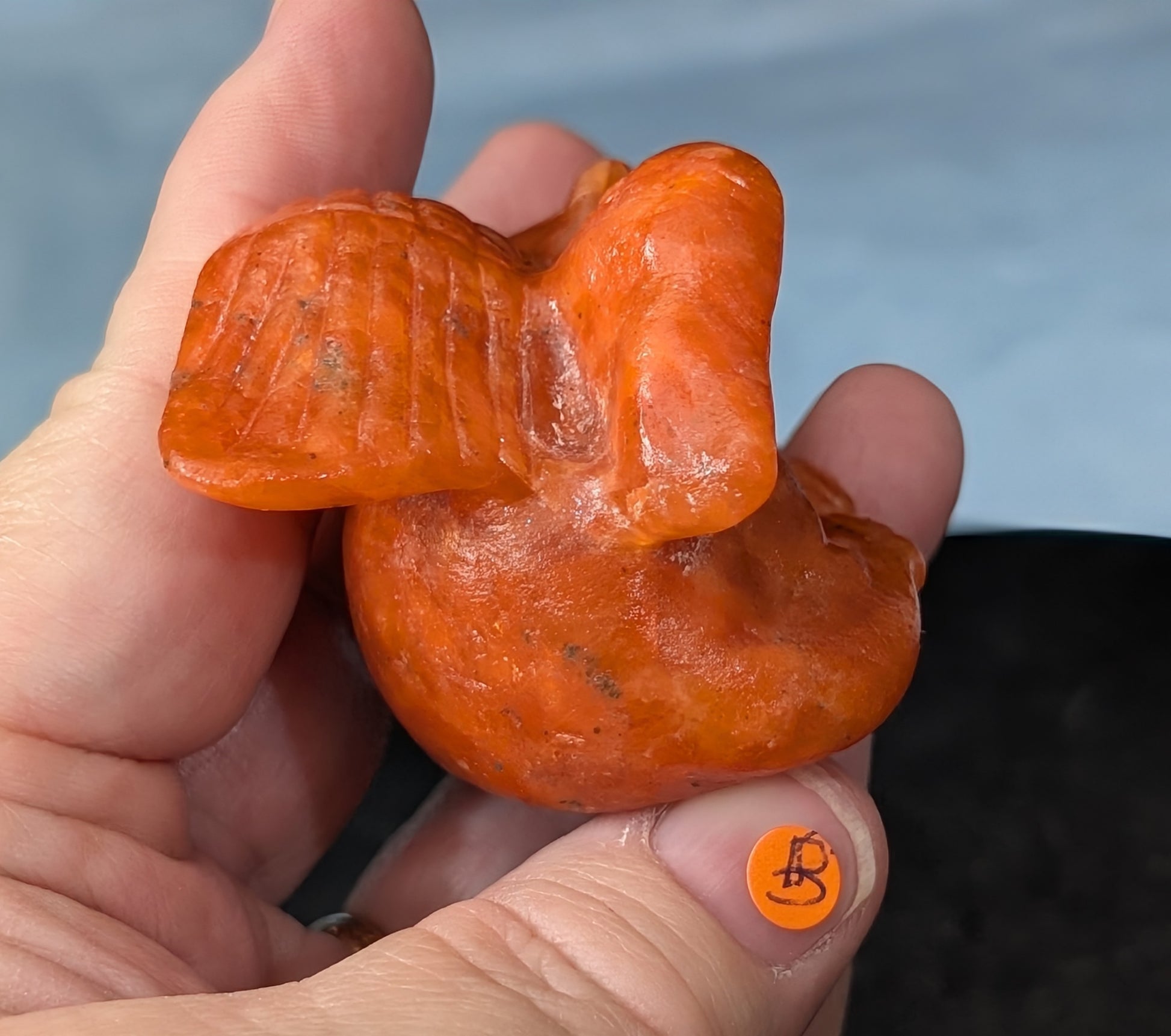 Sunstone Angel Cat Figurine 1D