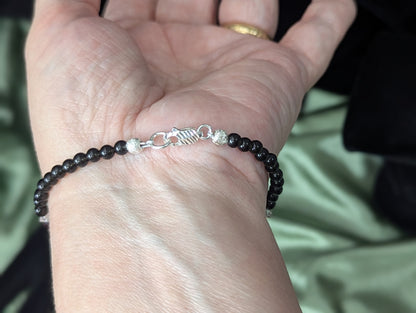 Sunstone and Garnet Bracelet