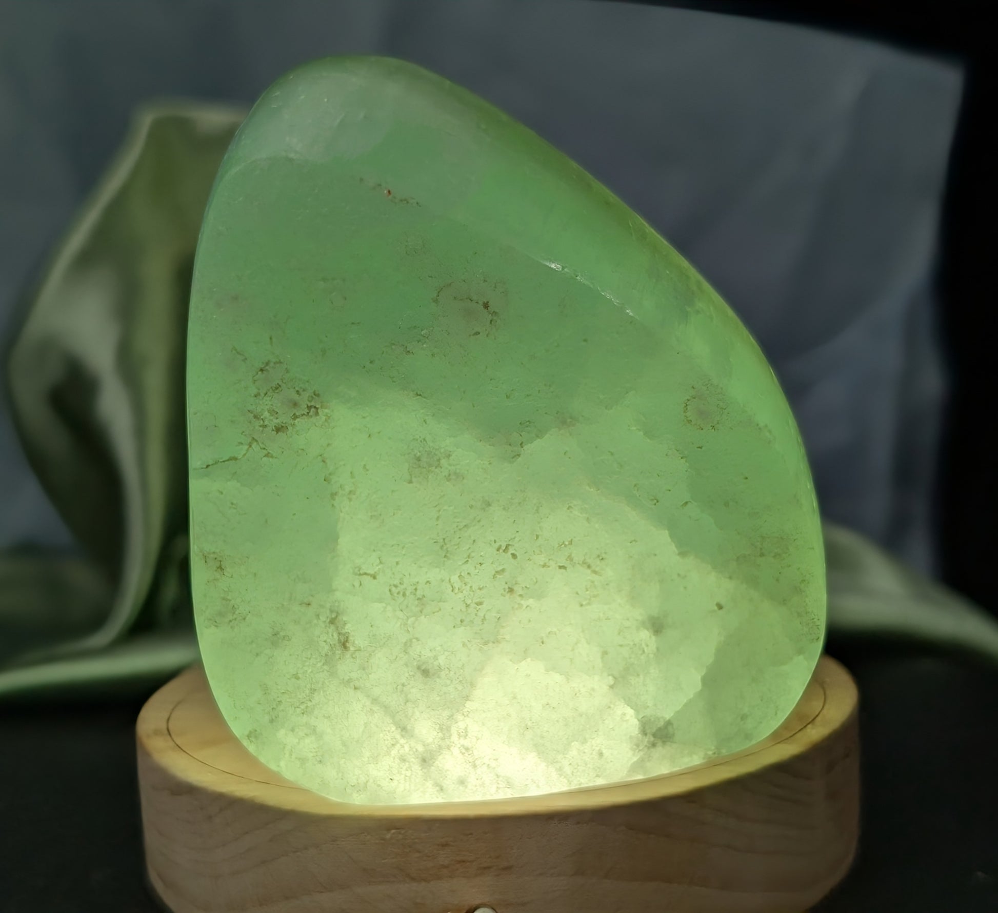 Translucent Pistachio Calcite Freeform 1I