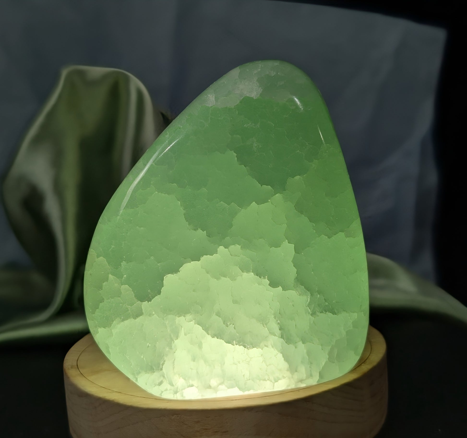 Translucent Pistachio Calcite Freeform 1R