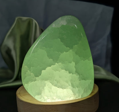 Translucent Pistachio Calcite Freeform 1R