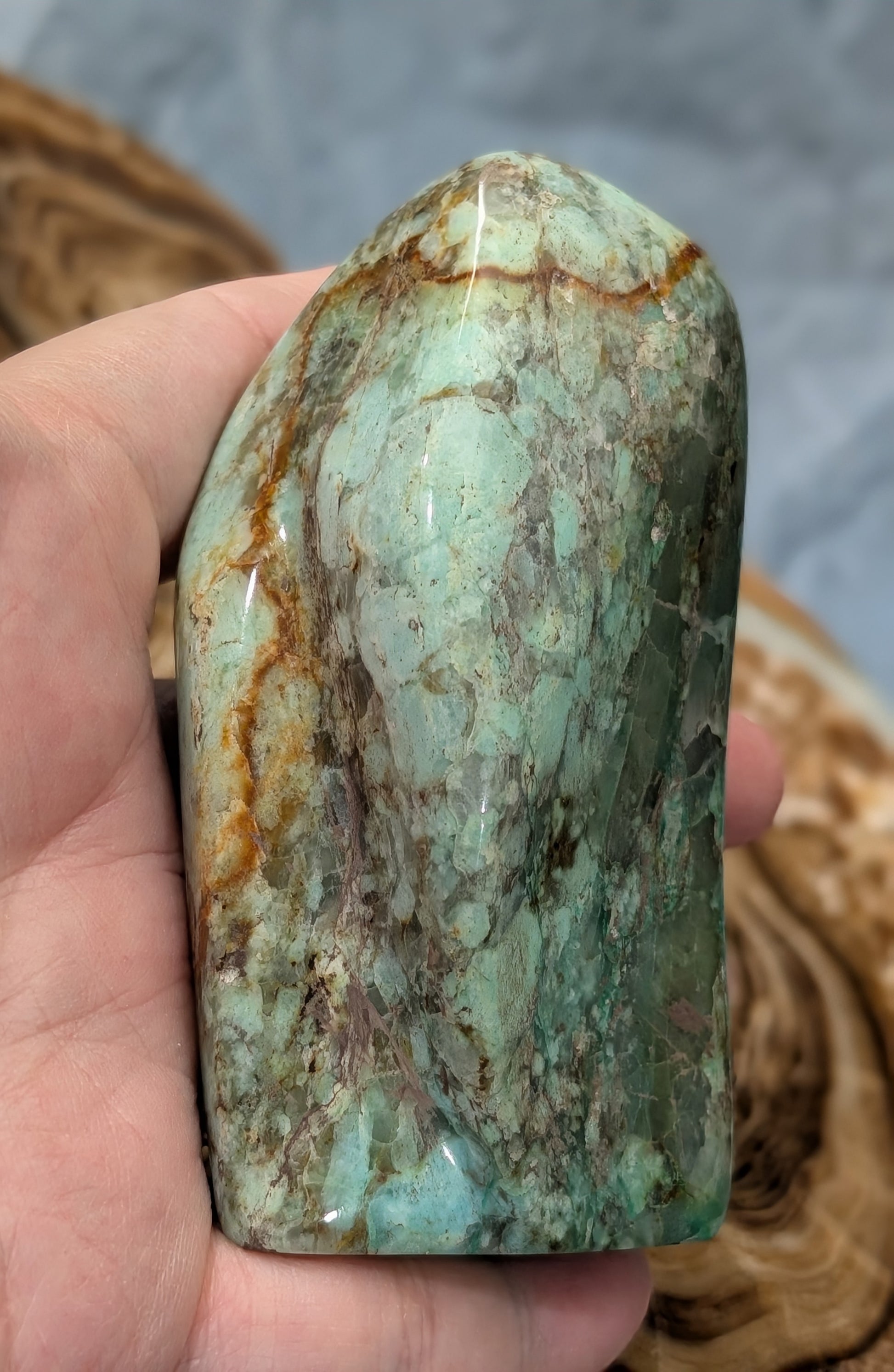 Turquoise in Quartz Freeform
