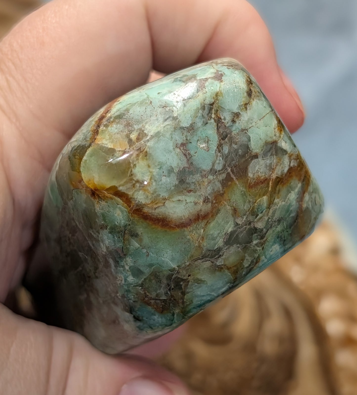 Turquoise in Quartz Freeform