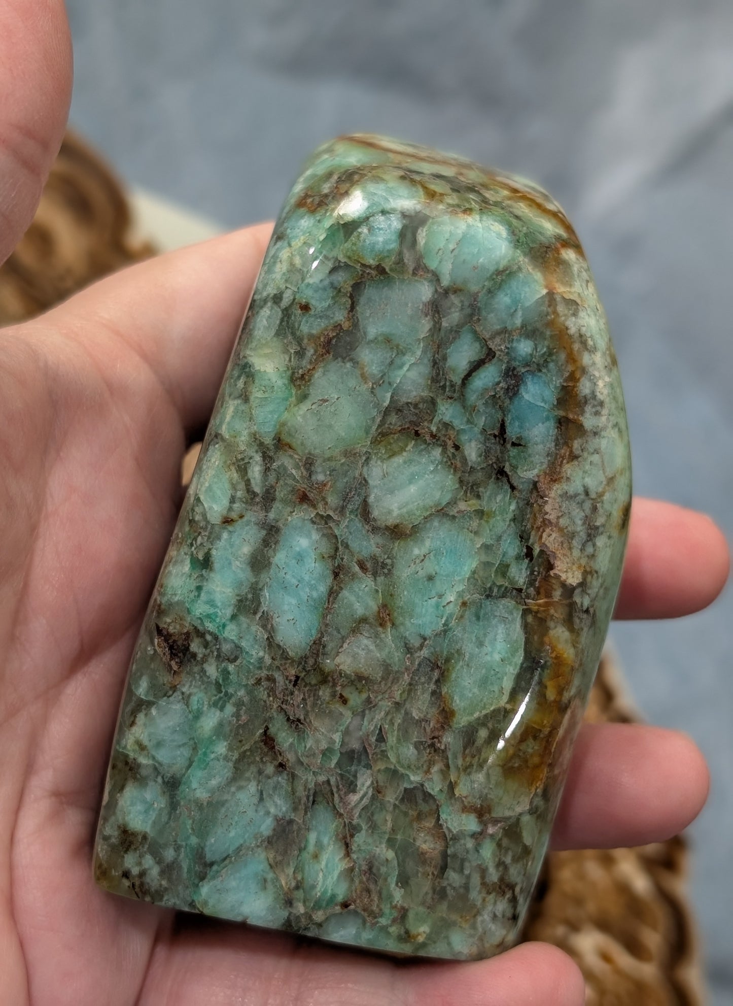 Turquoise in Quartz Freeform
