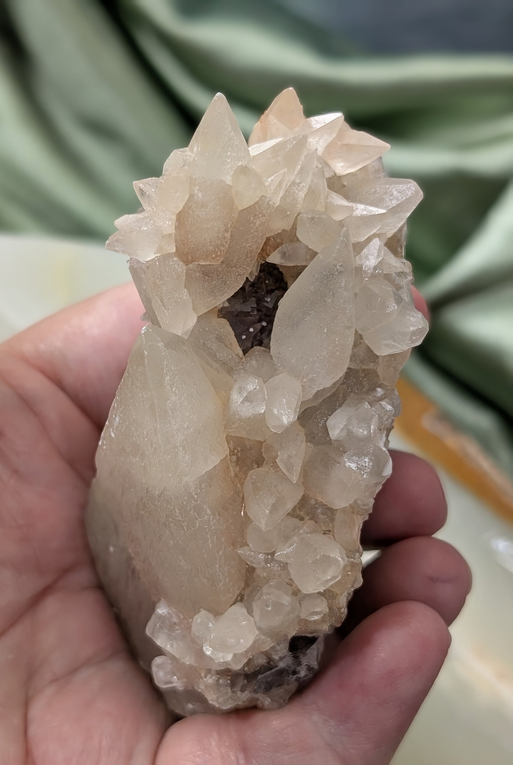 UV Reactive Dragon Tooth Calcite Specimen