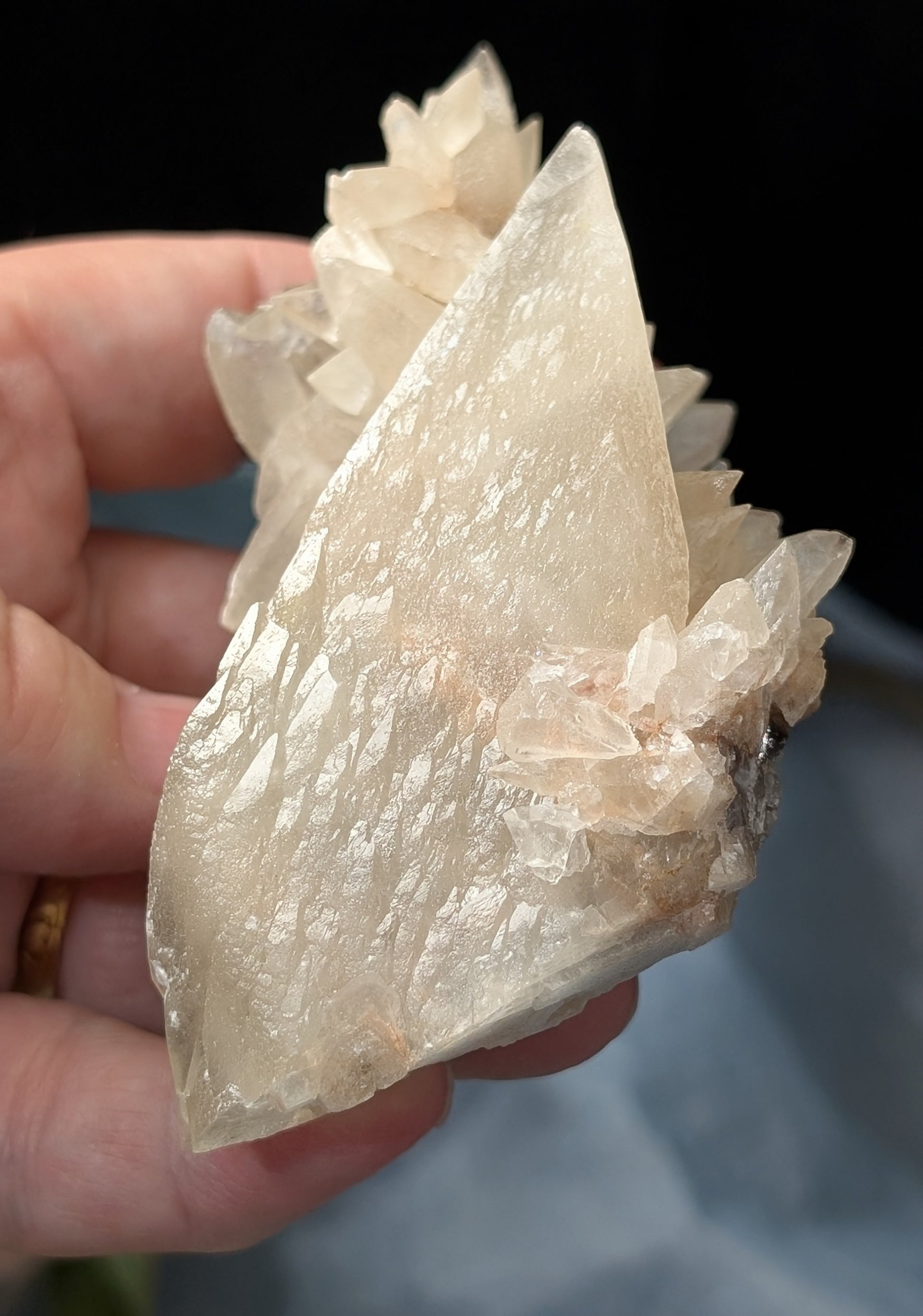 UV Reactive Dragon Tooth Calcite Specimen
