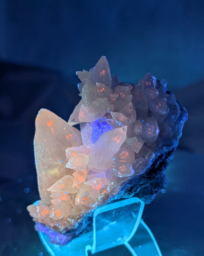 UV Reactive Dragon Tooth Calcite Specimen