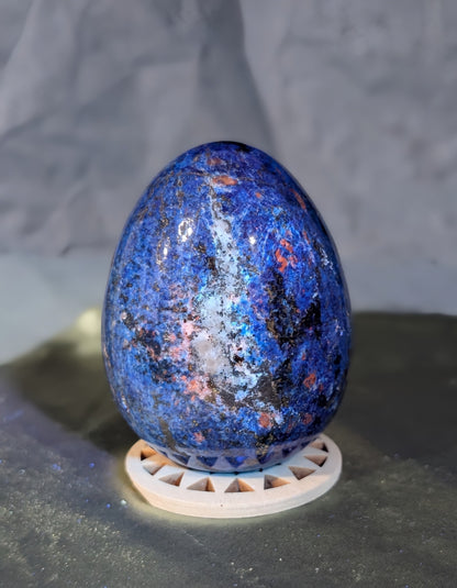 UV Reactive Lapis Lazuli Egg