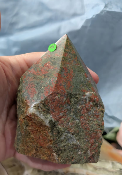 Unakite Raw Base Point