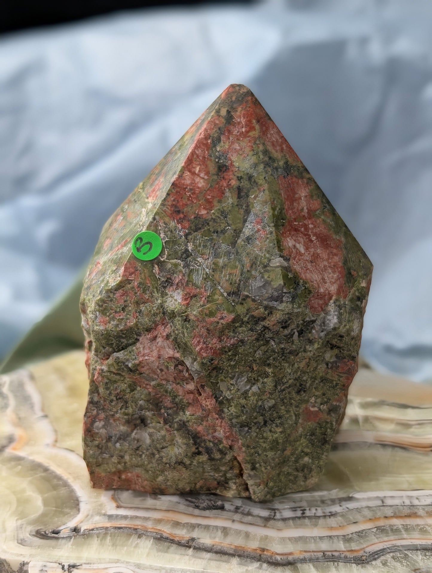 Unakite Raw Base Point
