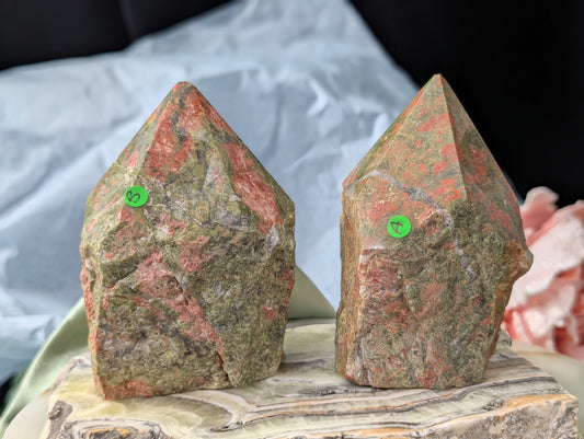 Unakite Raw Base Points