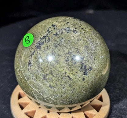 Vesuvianite Sphere 1B1