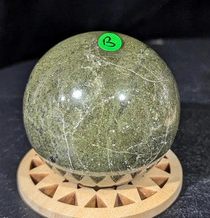 Vesuvianite Sphere 1B2