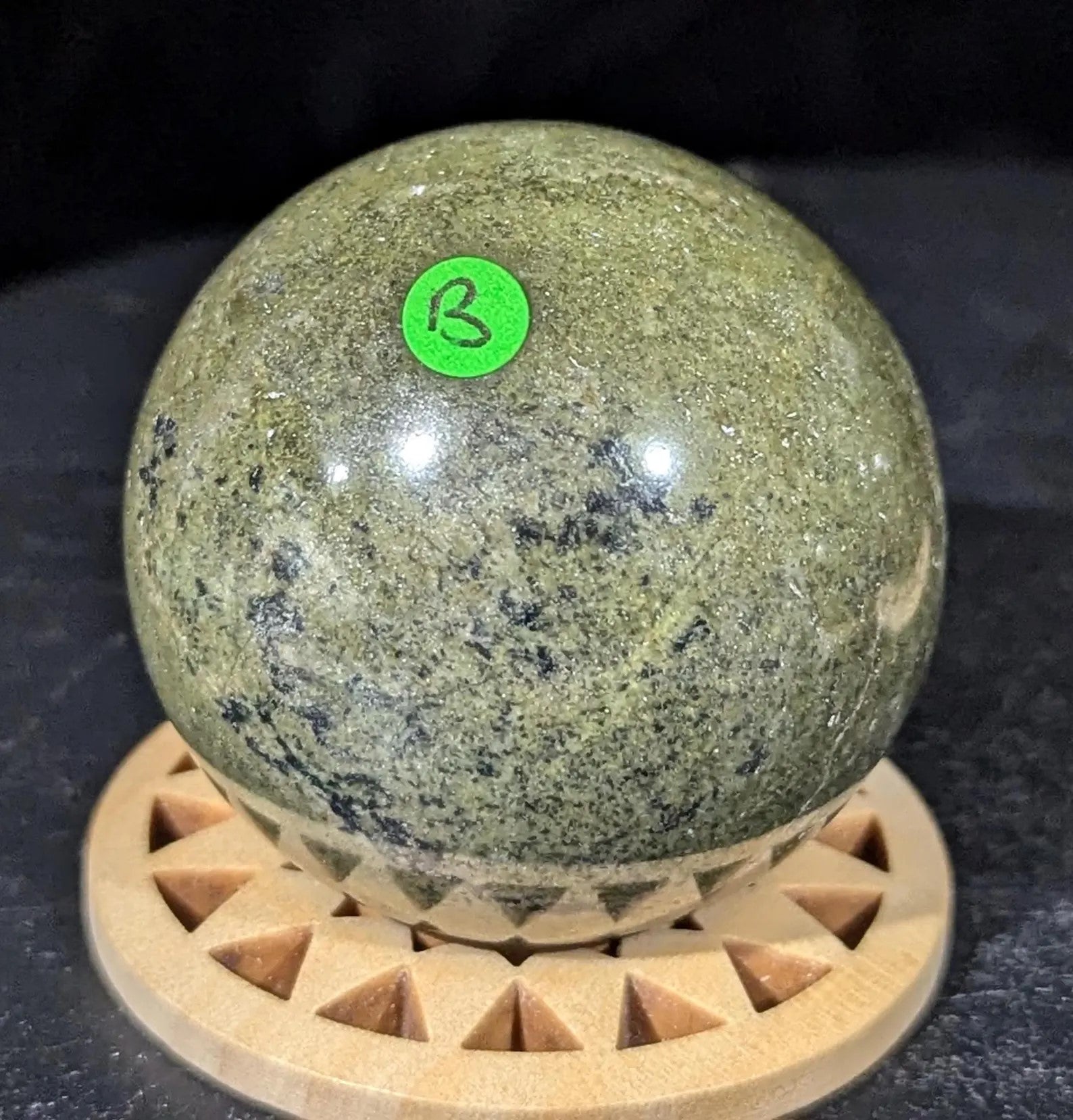 Vesuvianite Sphere 1B3