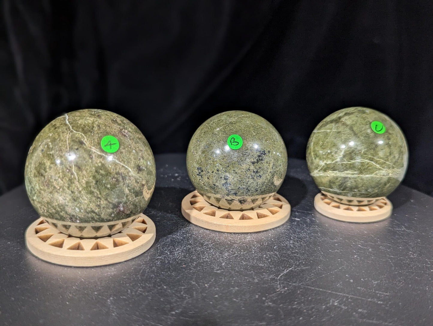 Vesuvianite Spheres 1