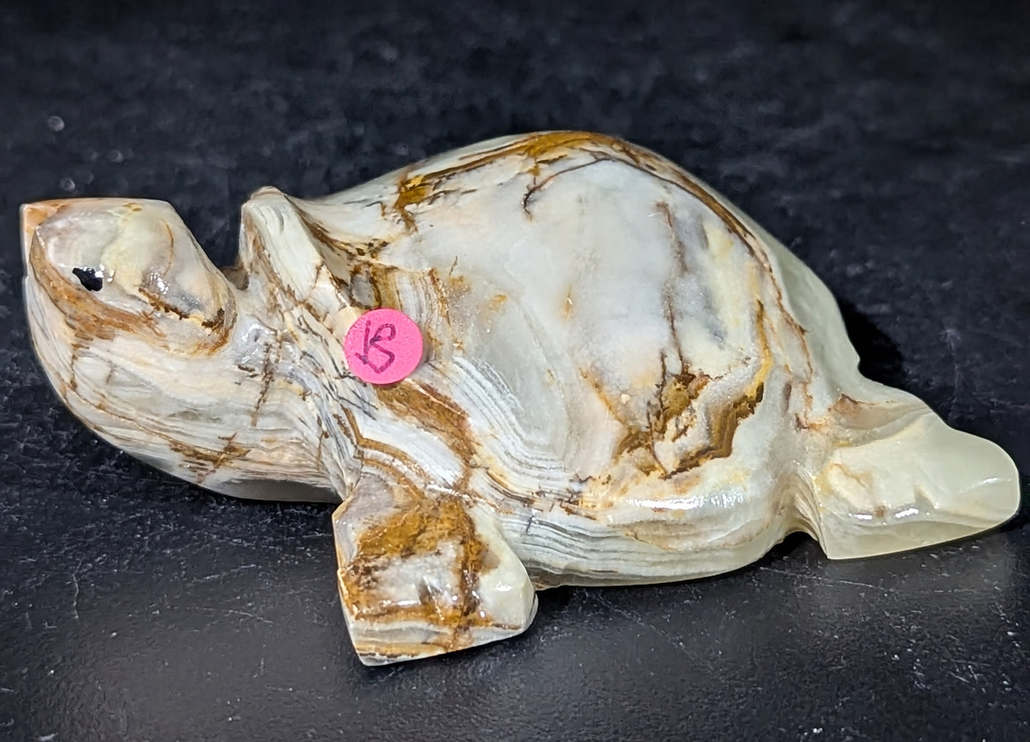 White Onyx Turtle Figurine