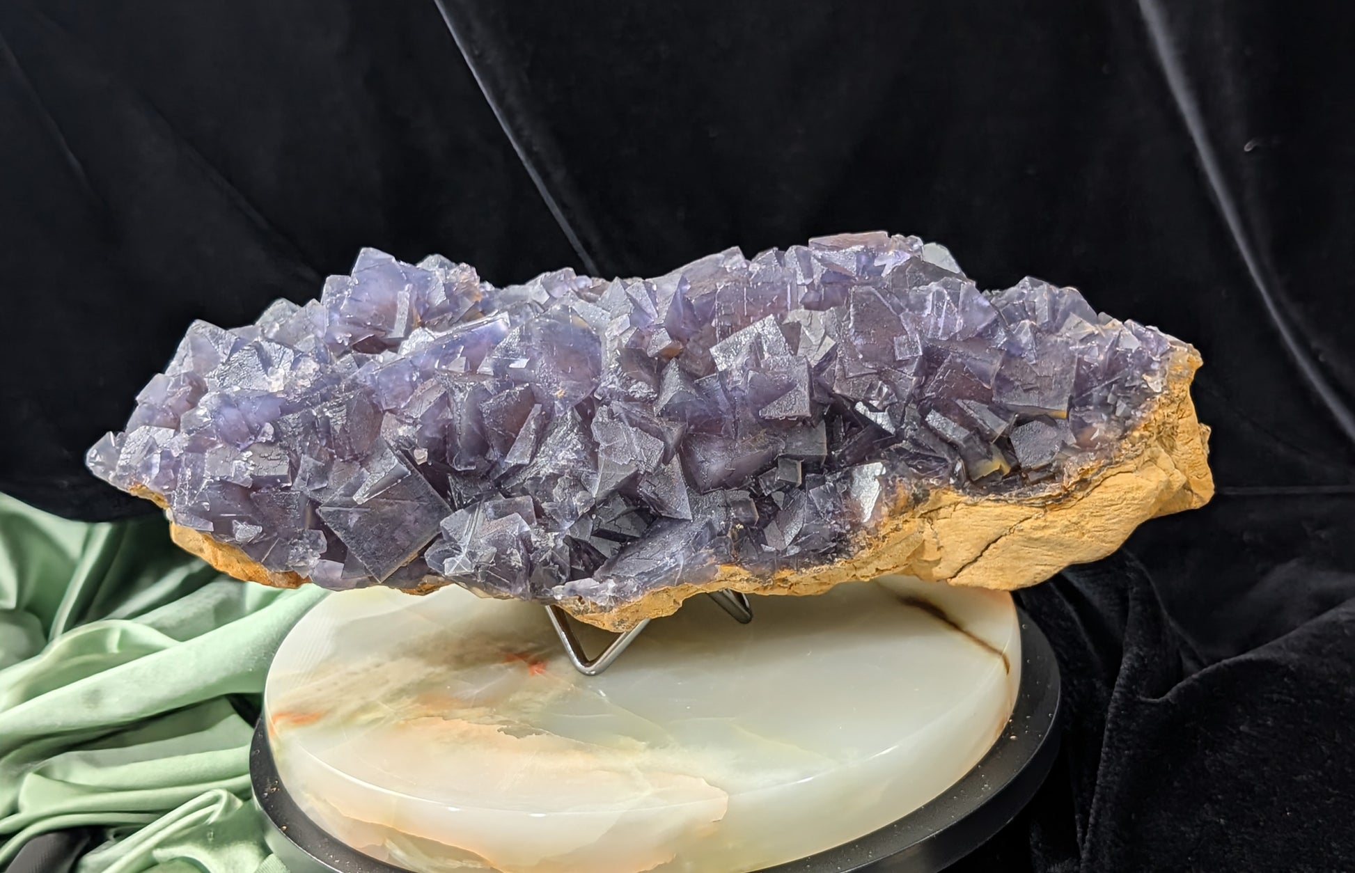 XL High Quality Cubic Purple Fluorite Specimen
