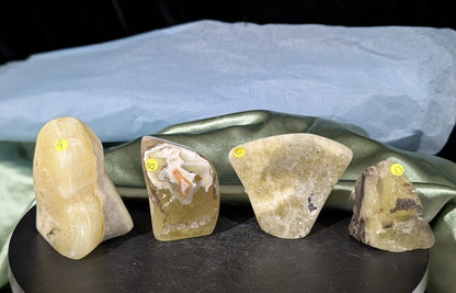 Yellow Brucite Freeforms