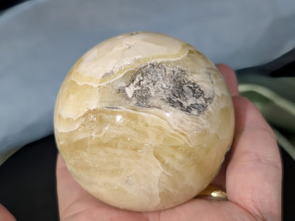 Yellow Brucite Sphere 1M