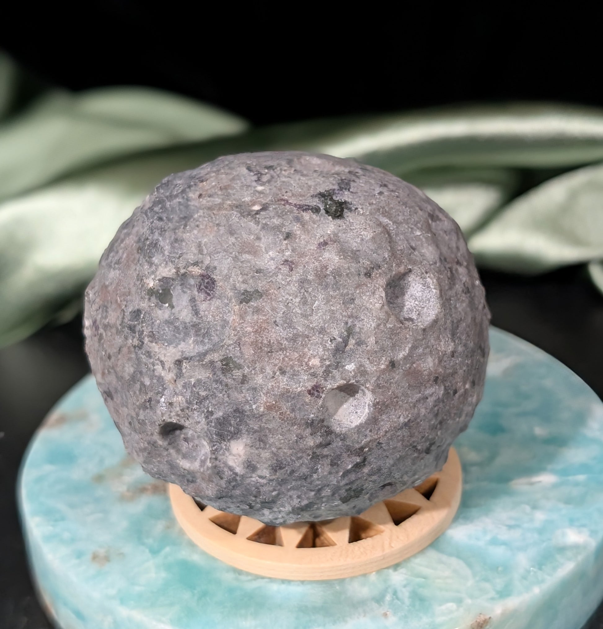 Yooperlite Moon Carving