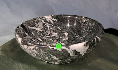 Zebra Jasper Offering Bowl