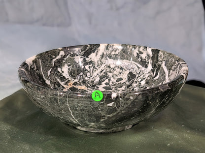 Zebra Jasper Offering Bowl
