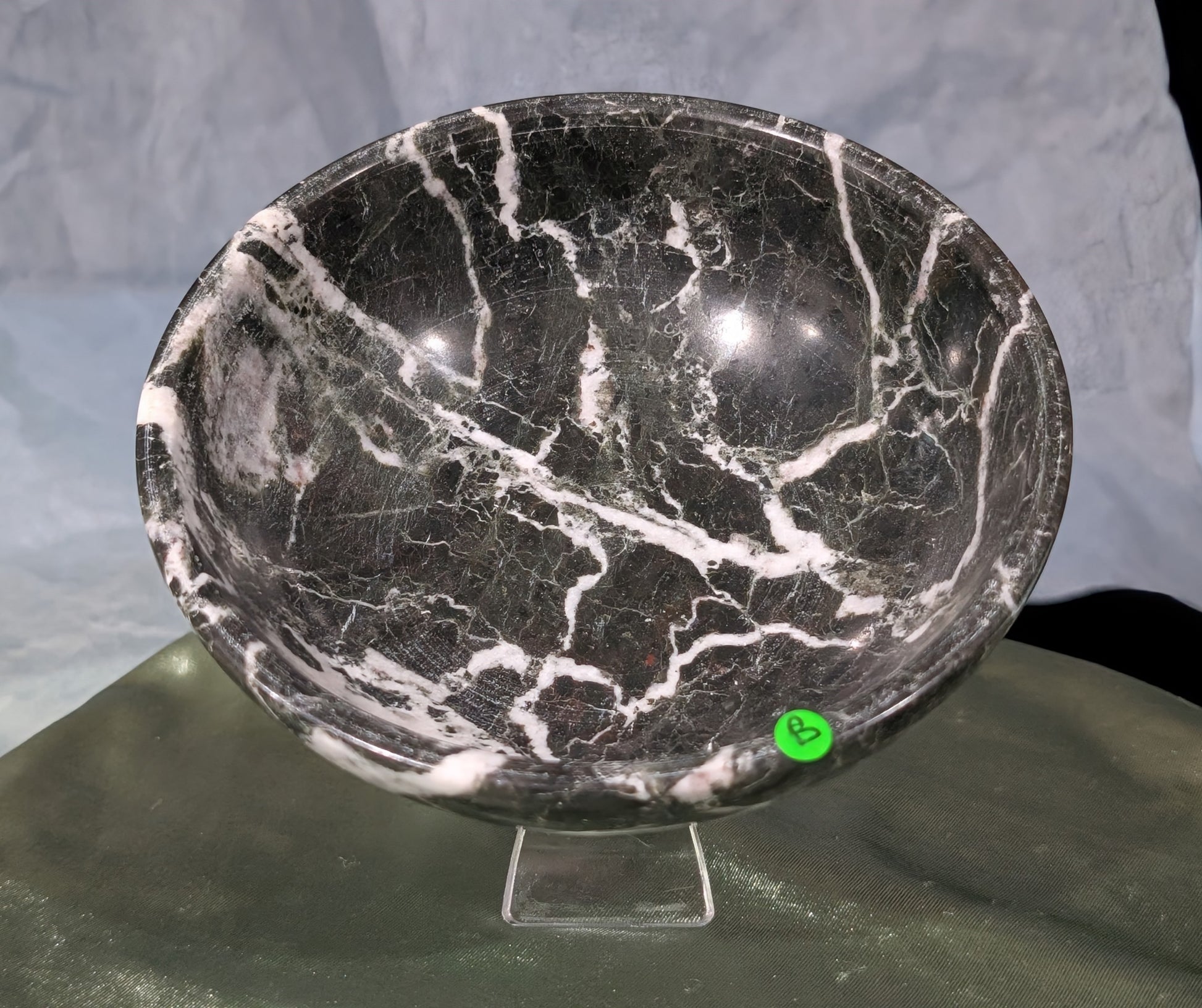 Zebra Jasper Offering Bowl